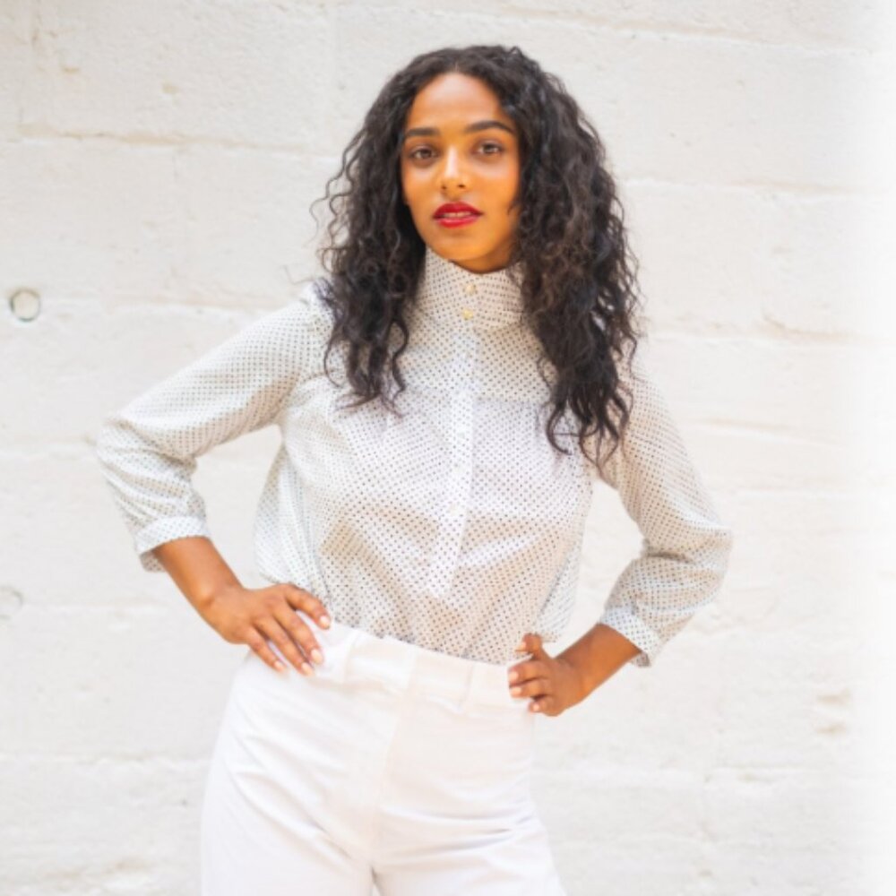 High-Collar Blouse By Horses Atelier